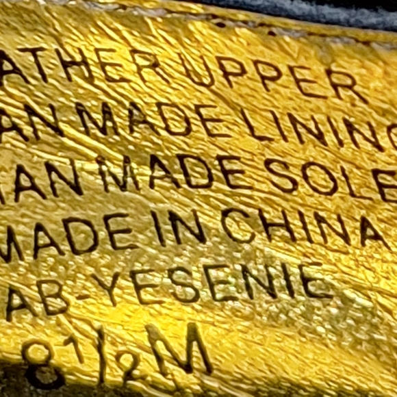 Audrey Brooke Black Yesenie Leather Snake T-Strap Platform Stiletto Heels 8.5 - Picture 12 of 13